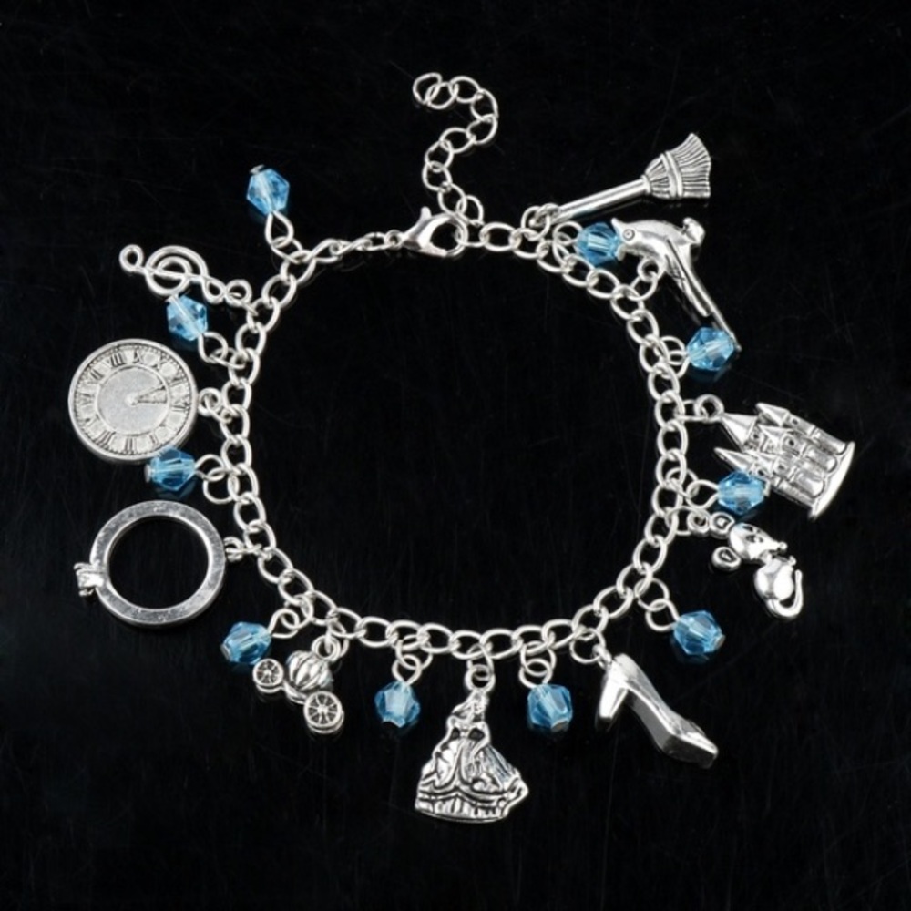 Cinderella inspired Charm Bracelet